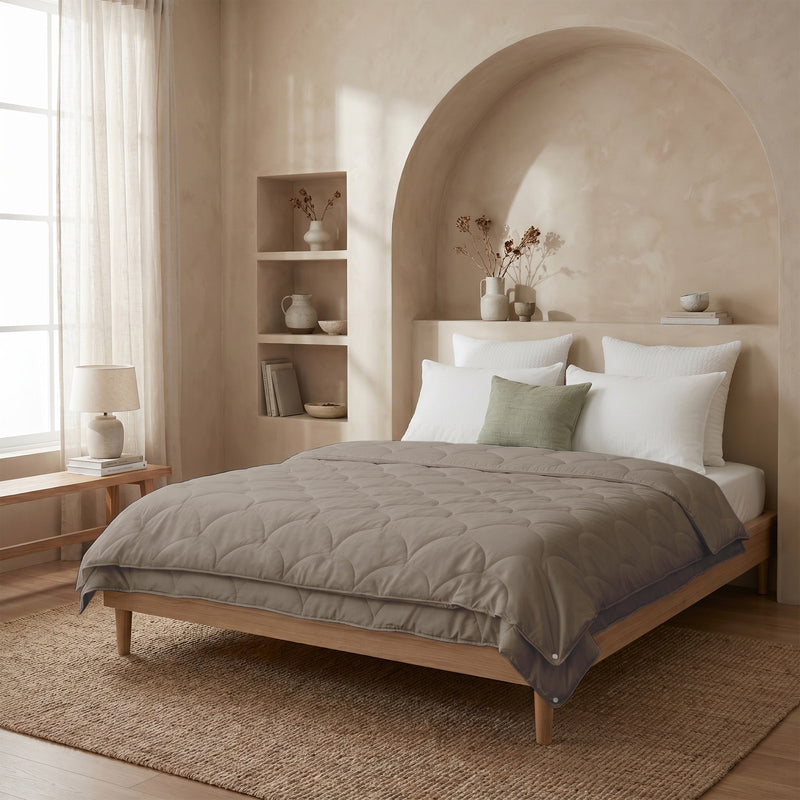 4 Seizoenen Dekbed Taupe
