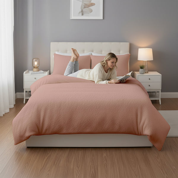 Classic Teddy dekbedovertrek Oud Roze