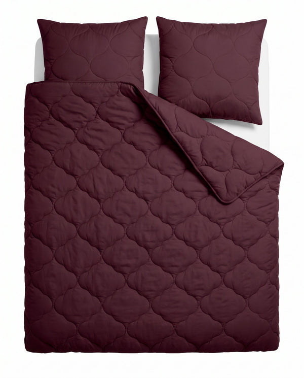 Eazzzy Dekbed Effen Bordeaux