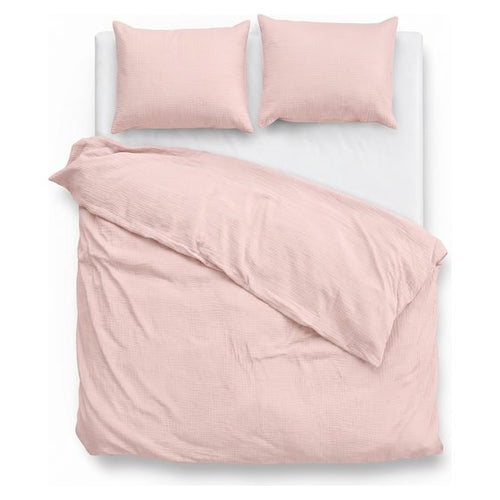 Mousseline Dekbed Zachtroze
