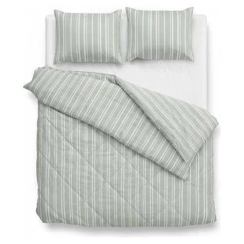Nano Printed Dekbed Vertigo Green