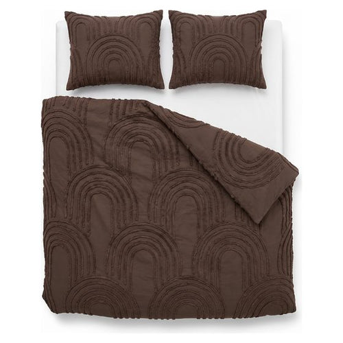 Tufted Curve Dekbed Bruin