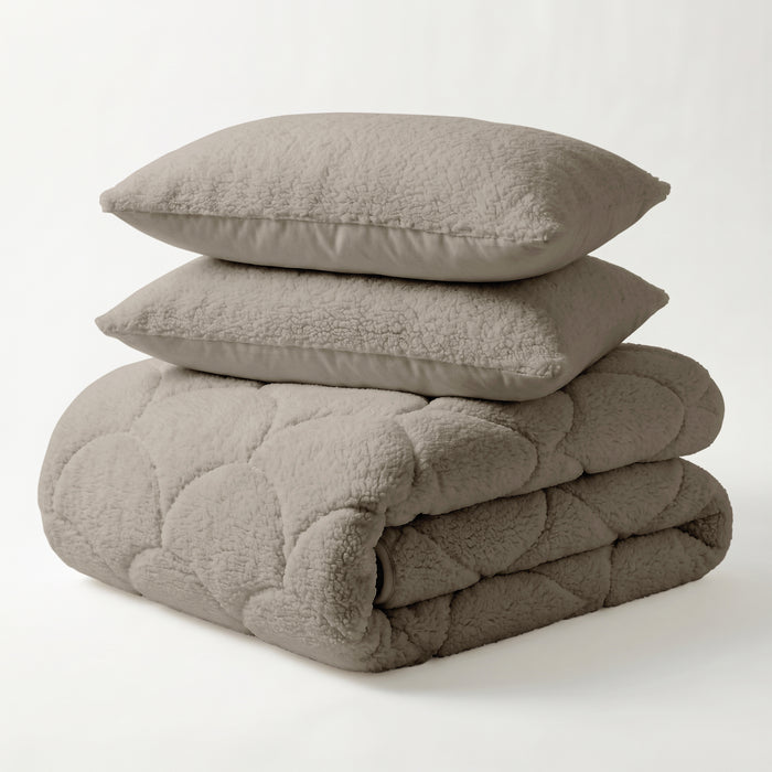 Teddy Dekbed Taupe