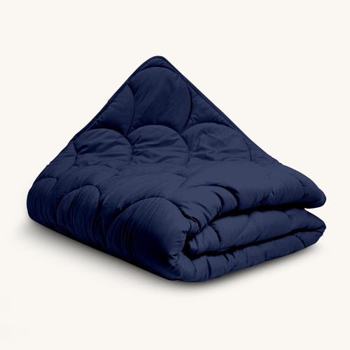 Eazzzy Dekbed Effen Donkerblauw