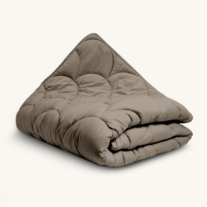 Eazzzy Dekbed Effen Taupe