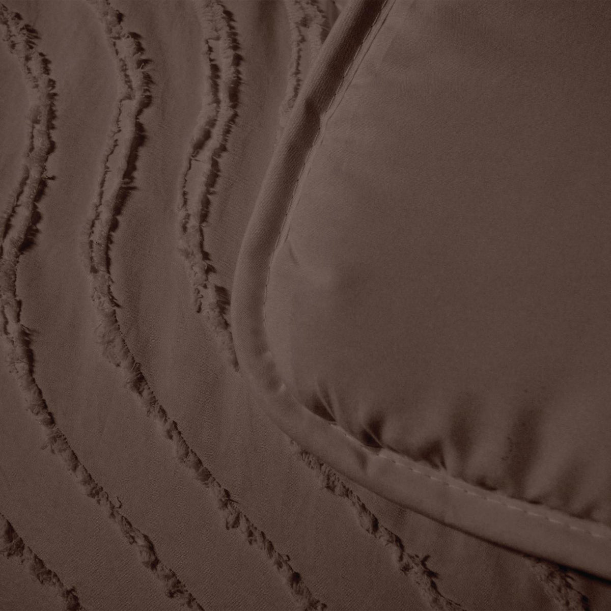 Tufted Waves dekbed Wit