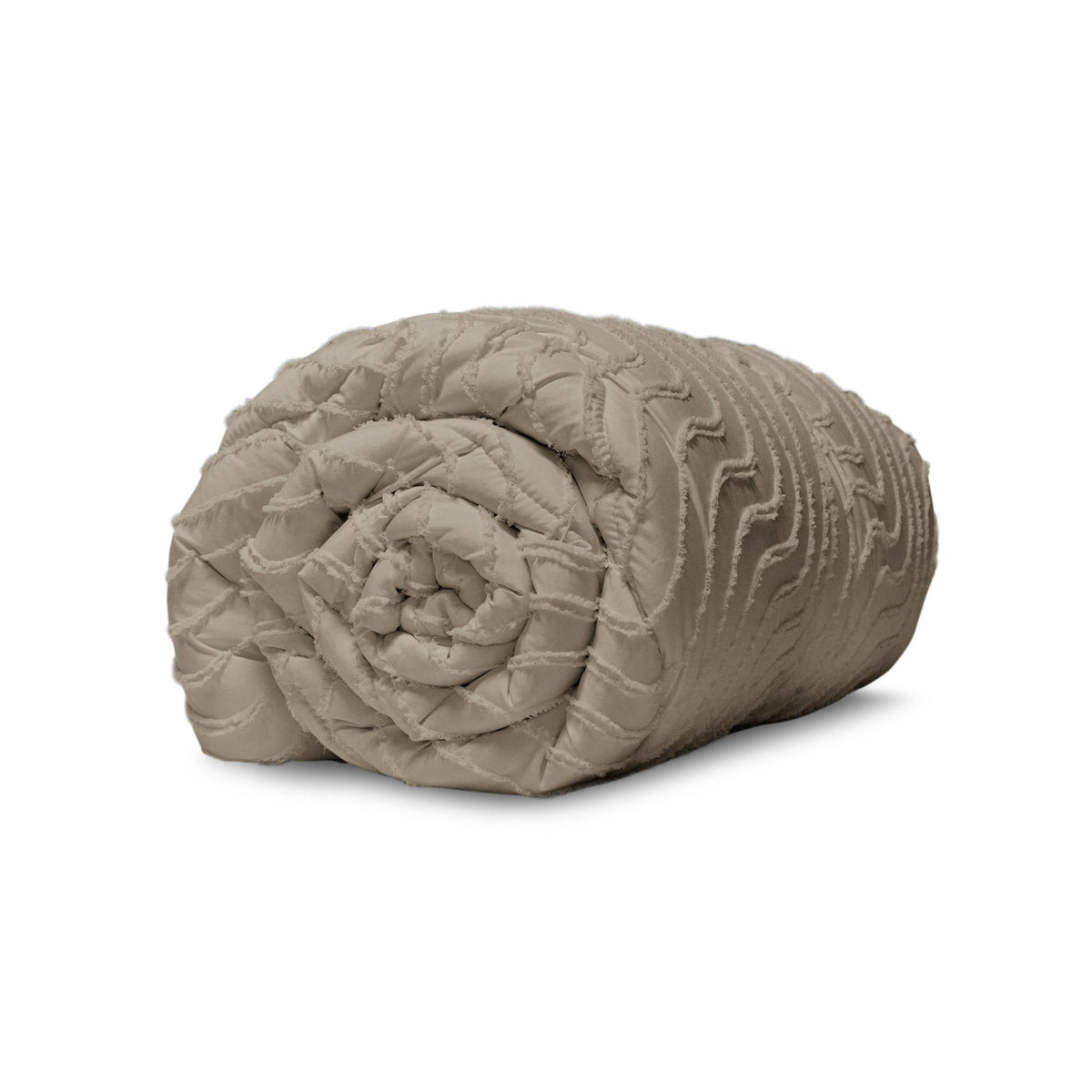 Tufted Waves dekbed Taupe