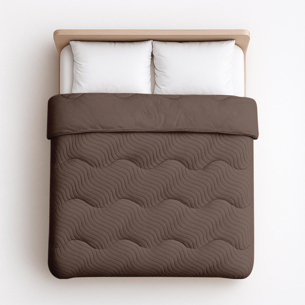 Tufted Waves dekbed Bruin