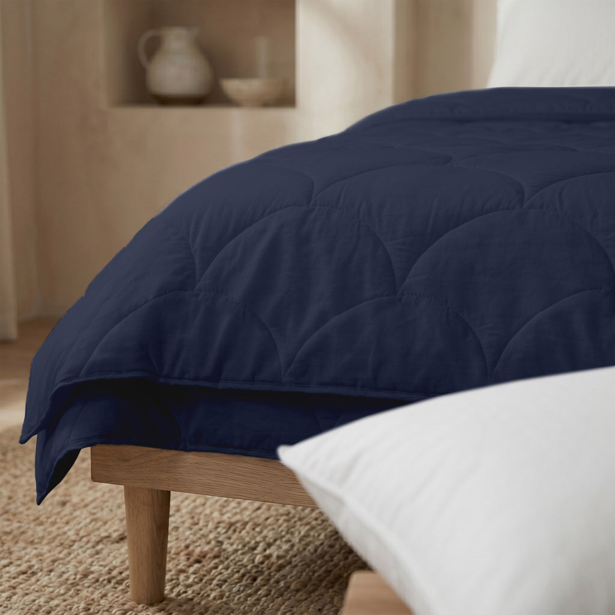 4 Seizoenen dekbed Donkerblauw, extra foto