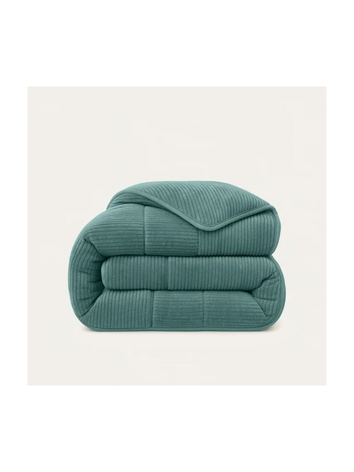 Teddy Rib Dekbed Groen