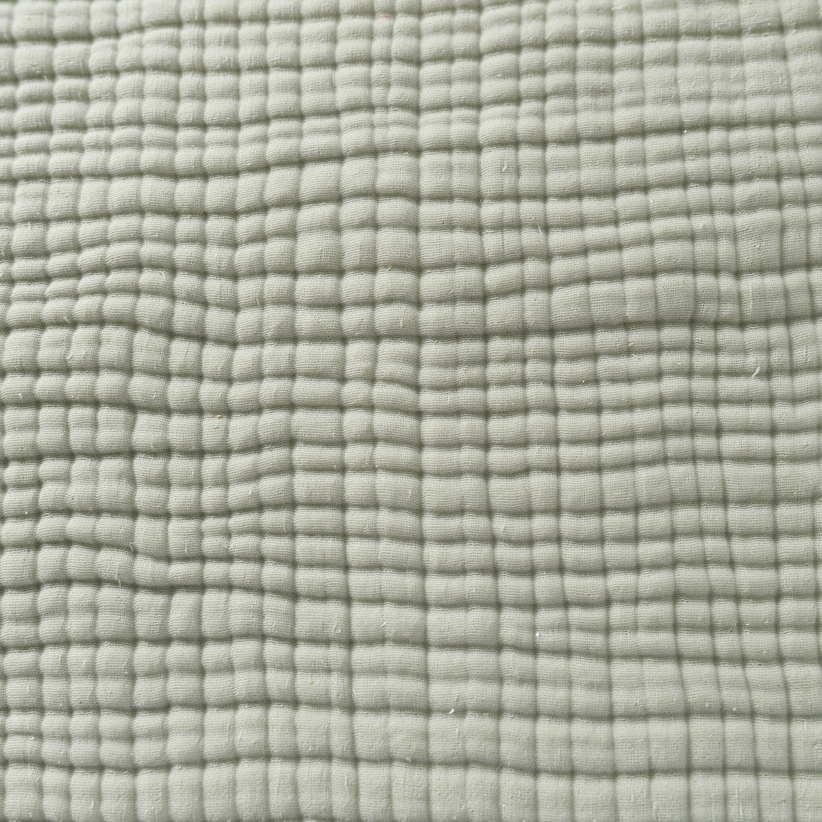 Close-up van de mousseline stof in Mosgroen