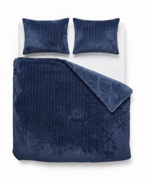 Teddy Rib Blauw