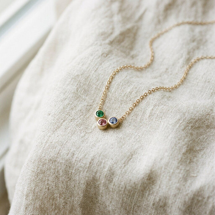 AURELIA geboortesteen ketting goud