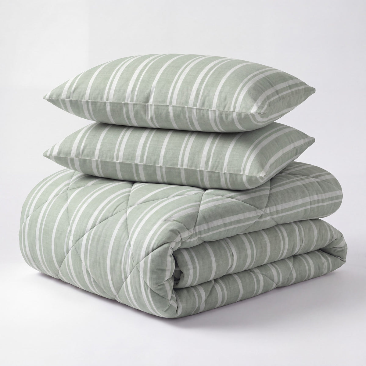 Nano Printed dekbed Vertigo Green