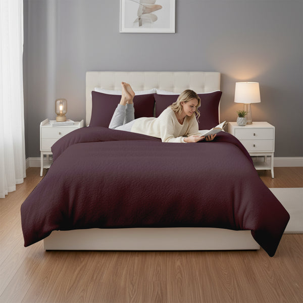 Classic Teddy dekbedovertrek Grape