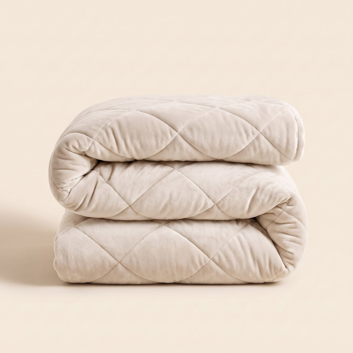 VANBRUINN Velvet Winterdekbed Pearl White