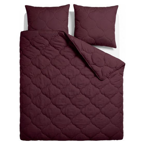 Eazzzy Dekbed Effen Bordeaux