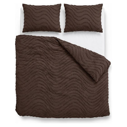 Tufted Waves Dekbed Bruin