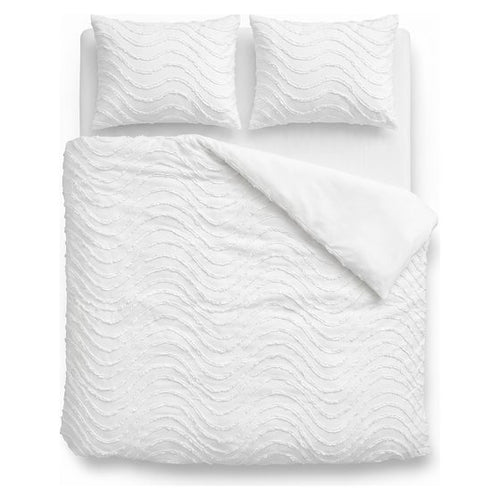 Tufted Waves Dekbed Wit